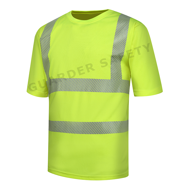 Hi Vis Safety T-Shirt with Segmented Tape T13
