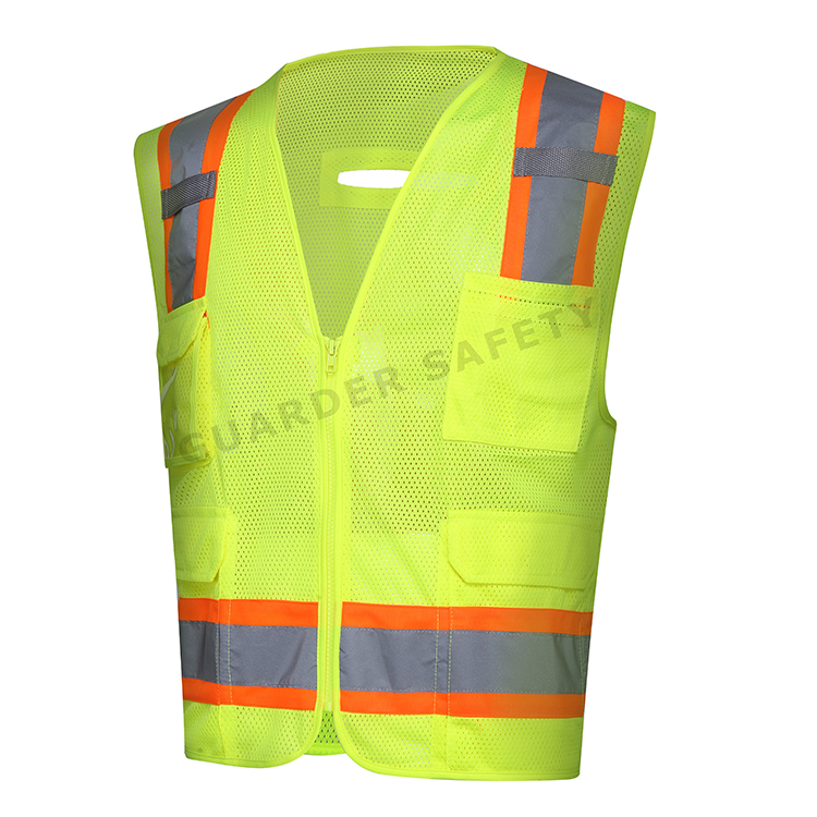 High Visibility Mesh Two-Tone Safety Vest  V23