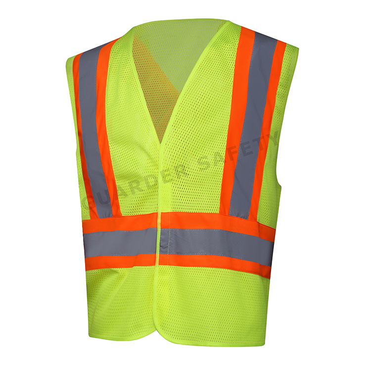 <font color=red>CSA</font> Z96-15 Two-Tone Mesh Hi Vis Safety Vest V32