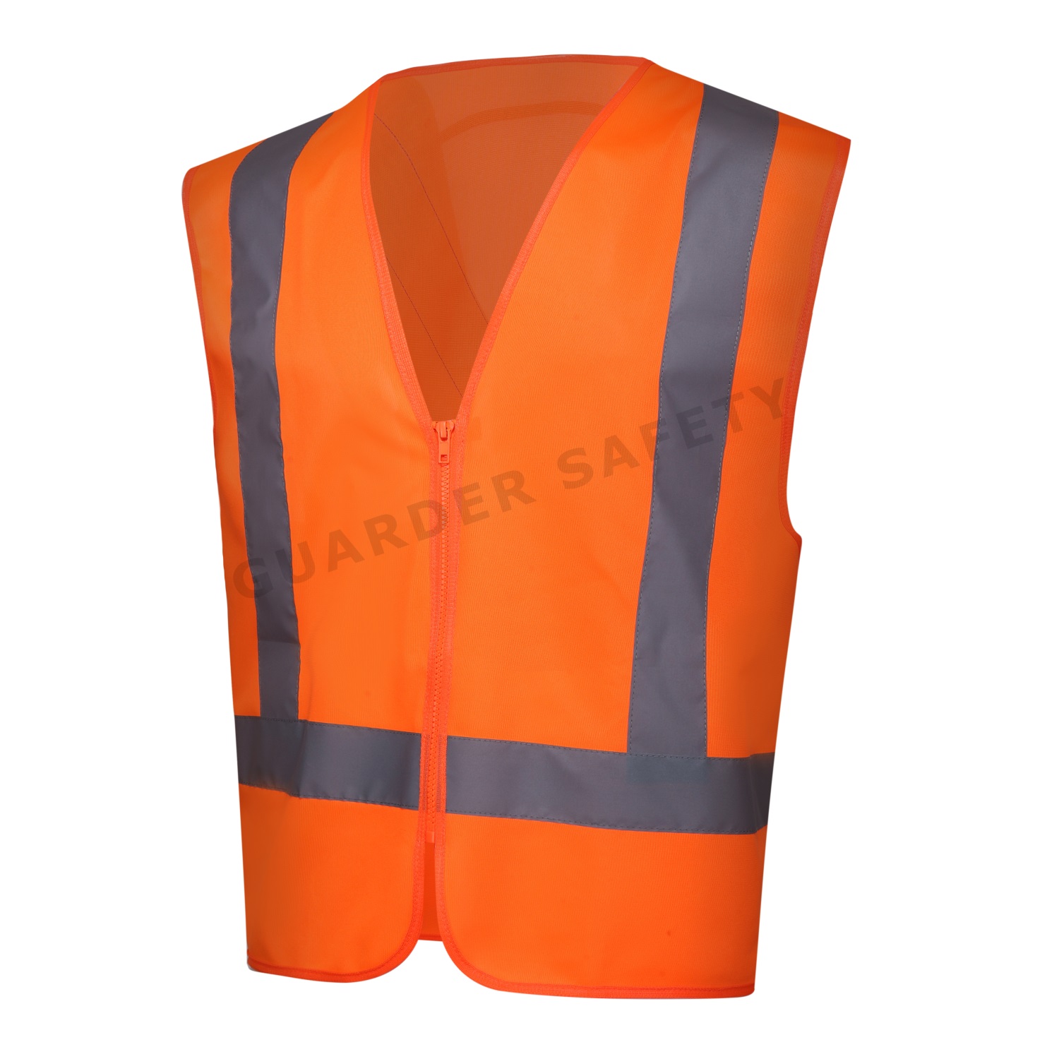 <font color=red>AS/NZS</font> Hi Vis Day/Night Safety Vest with zipper V42